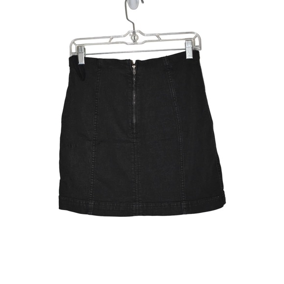 Free People Black Jean Skirt Size S - Picture 3 of 5